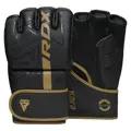 RDX Kara F6 MMA Gloves Black Gold