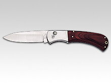 Switchblade knife -  pakka wood
