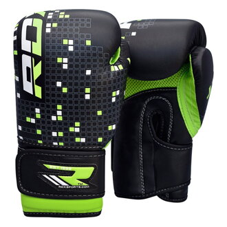 BOXING GLOVE KIDS BLACK/GREEN