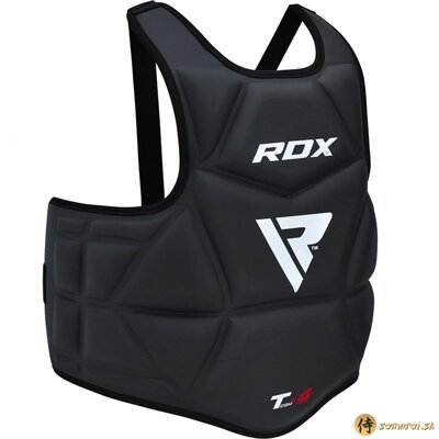 Chest guard black T4 molded