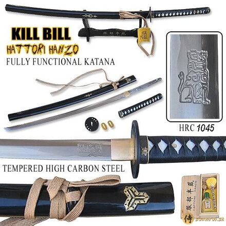 Katana ,,Čierna mamba" z filmu Kill Bill