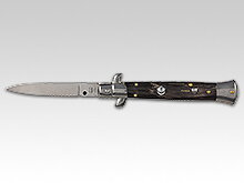 Italian Switchblade Classic -  Buffalo Horn Handle Beltrame