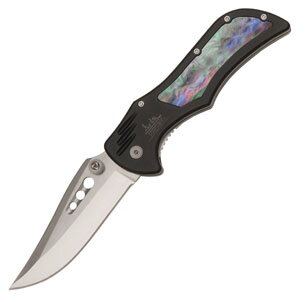 HIBBEN PRO FOLDER TAILWIND IM ABALONE INSERT