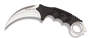 Silver Honshu Karambit With Shoulder Harness Sheat