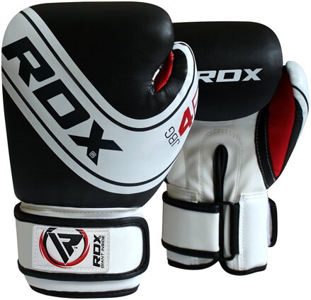 BOXING GLOVE KIDS WHITE/BLACK 