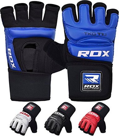 Semikontakt gloves REX blue/red