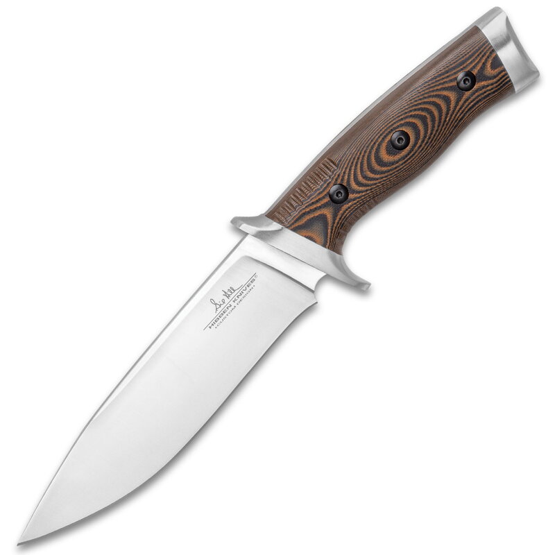 Gil Hibben Tundra Hunter Fixed Blade Knife With Sheath Gil Hibben Tundra Hunter Fixed Blade Knife With Sheath