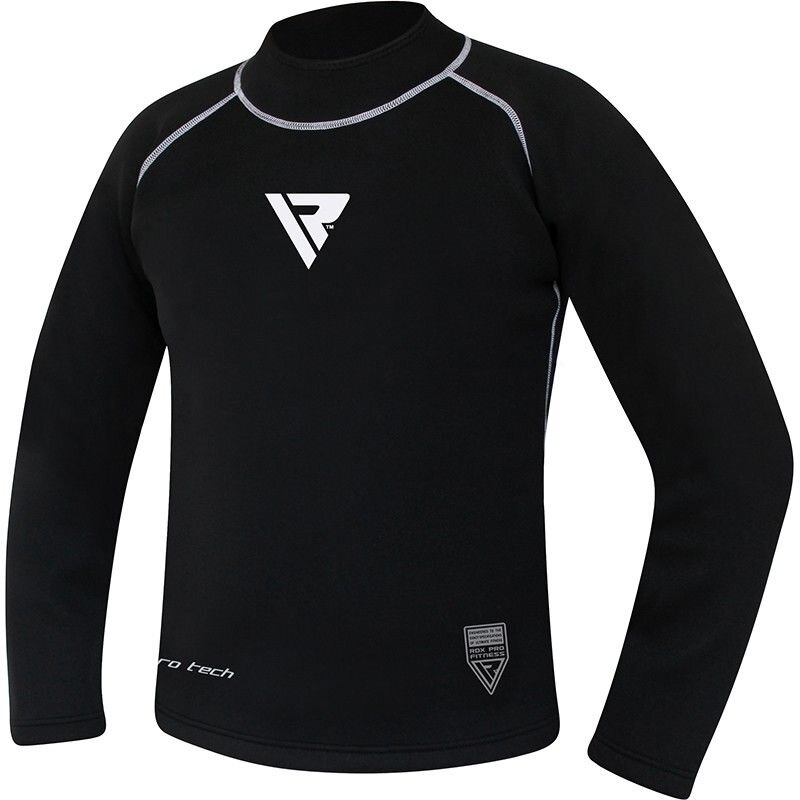 Clothing compression X5 rashguard black long